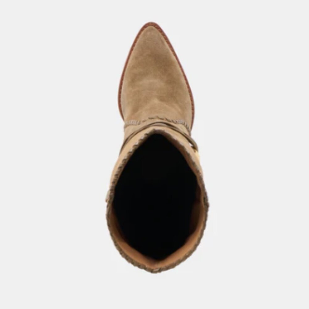Dolce Vita NIB Jody Boots Olive Suede, 7.5 - Picture 2 of 12